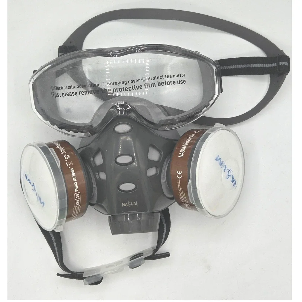 NASUM Full-Face Respirator Mask (Integrated Eye Protection)